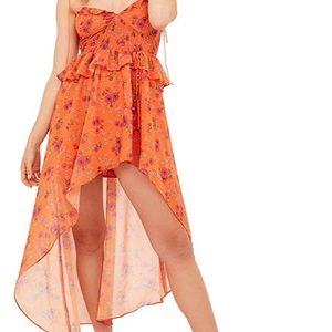 For Love and Lemons Peony High Low Dress